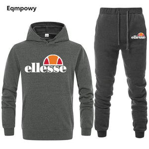 2019 Spring Sporting Suits Men Ellesse Hip Hop Hooded Hoodies + Pants Tracksuits Autumn Casual Mens Sportswear Sets