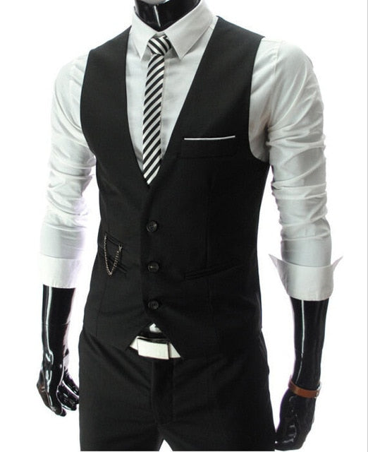 2019 New Arrival Dress Vests For Men Slim Fit Mens Suit Vest Male Wais nhatlecasse 2019 New Arrival Dress Vests For Men Slim Fit Mens Suit Vest Male Wais nhatlecasse